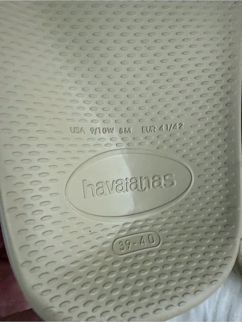 Havaianas Metallic  Gold Slide Sandals